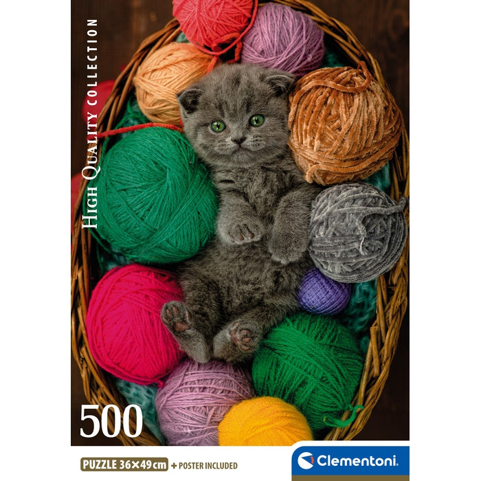clementoni-fluffy-kittens-puzzle-500-teile-49-x-36-cm image 4