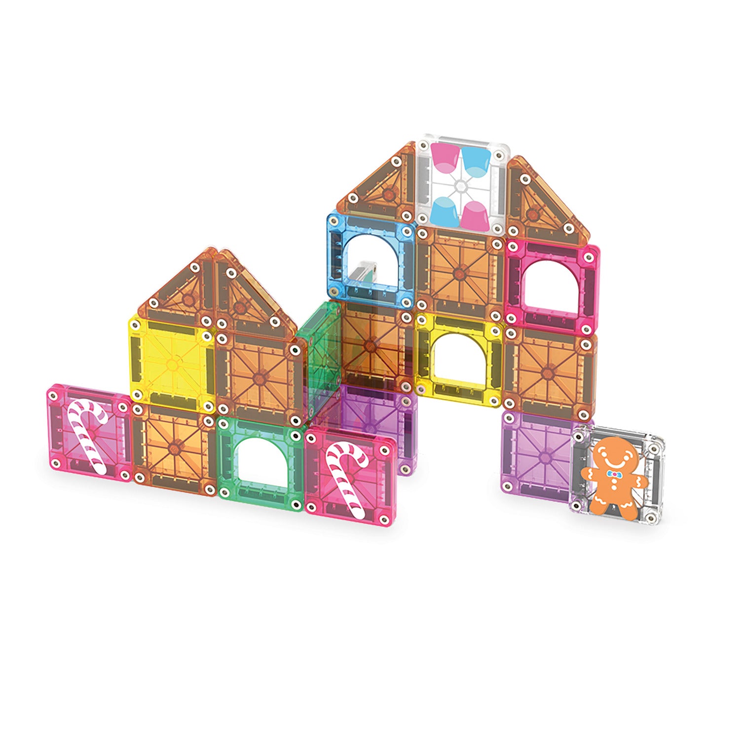 magna-tiles-micromags-gingerbread-house-24-teiliges-reise-set image 6