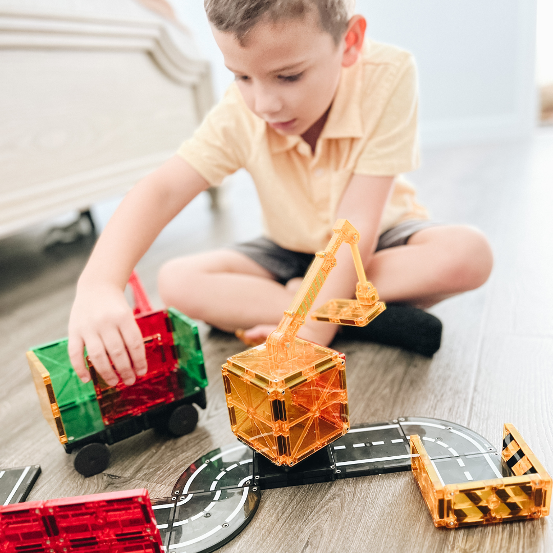 magna-tiles-builder-32-teiliges-magnet-bauset-mit-kran image 5