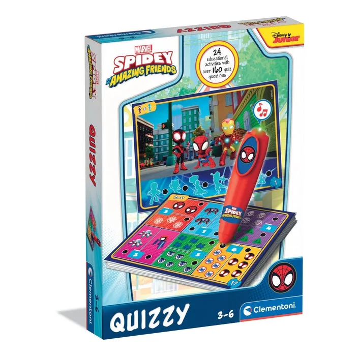 clementoni-e-lektor-quiz-basic-spidey-und-seine-freunde-elektronisches-lernspiel image 1