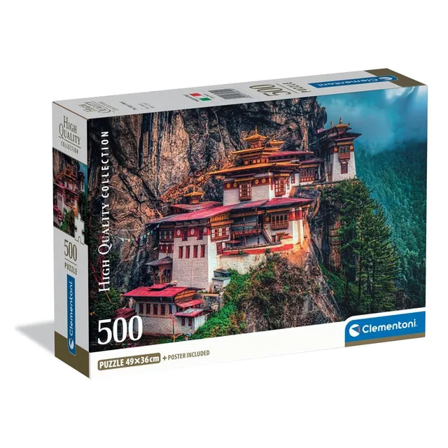 clementoni-the-tiger-s-nest-puzzle-500-teile-49-x-36-cm image 1