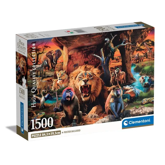 clementoni-animals-puzzle-1500-teile-59-2-x-84-3-cm image 1