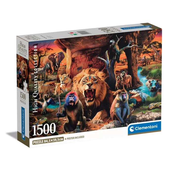 clementoni-animals-puzzle-1500-teile-59-2-x-84-3-cm image 1