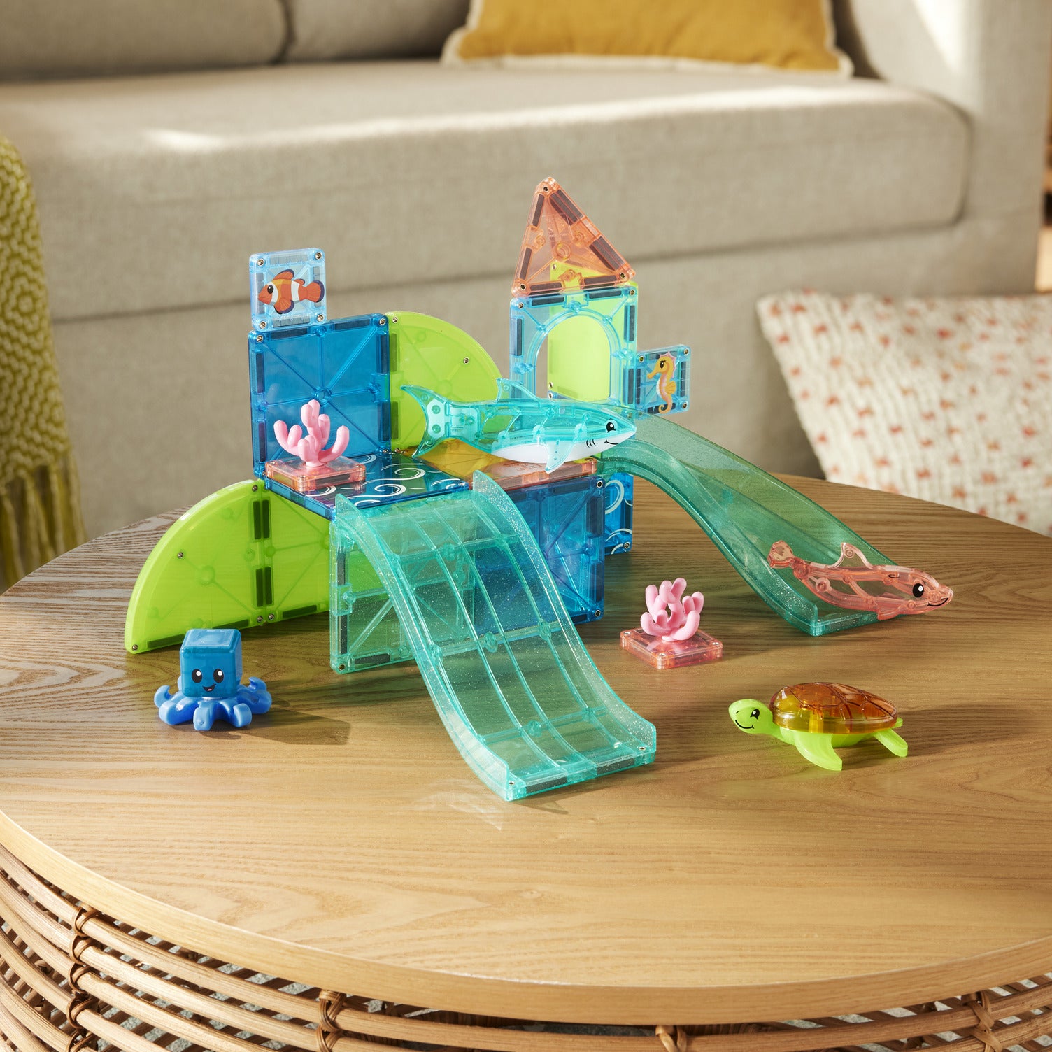 magna-tiles-coral-reef-25-teiliges-magnetisches-konstruktionsspiel image 2