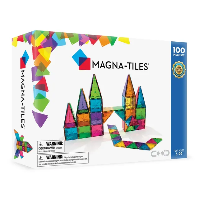 magna-tiles-classic-100-teile-magnetisches-konstruktionsspiel image 1