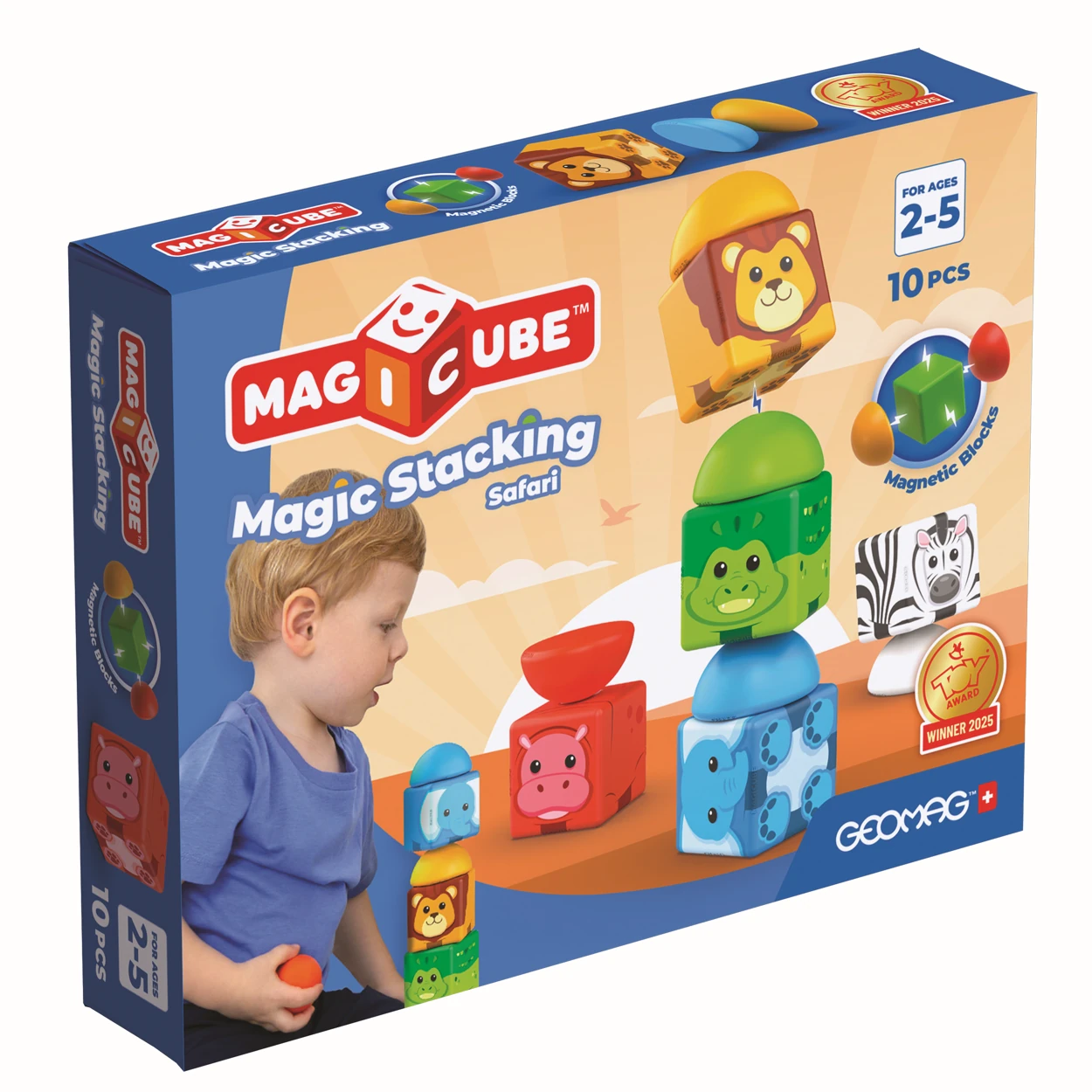 geomag-magicube-safari-magnetw-rfel-set-f-r-tierbauten image 1