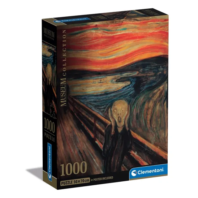 clementoni-munch-the-scream-puzzle-1000-teile-70-x-50-cm image 1