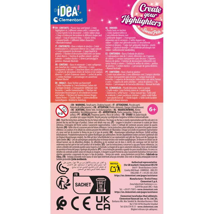clementoni-idea-deine-textmarker-kreationen-s-e-tierfreunde-stifte-bastelset-2er image 7
