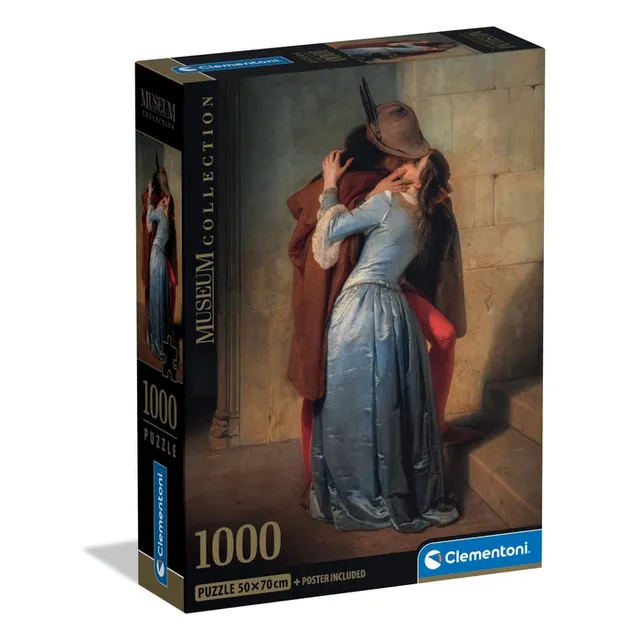 clementoni-the-kiss-hayez-puzzle-1000-teile-kunst image 1