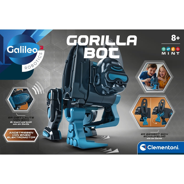 clementoni-galileo-gorilla-bot-motor-roboter-konstruktionsspielzeug-mit-sound image 3