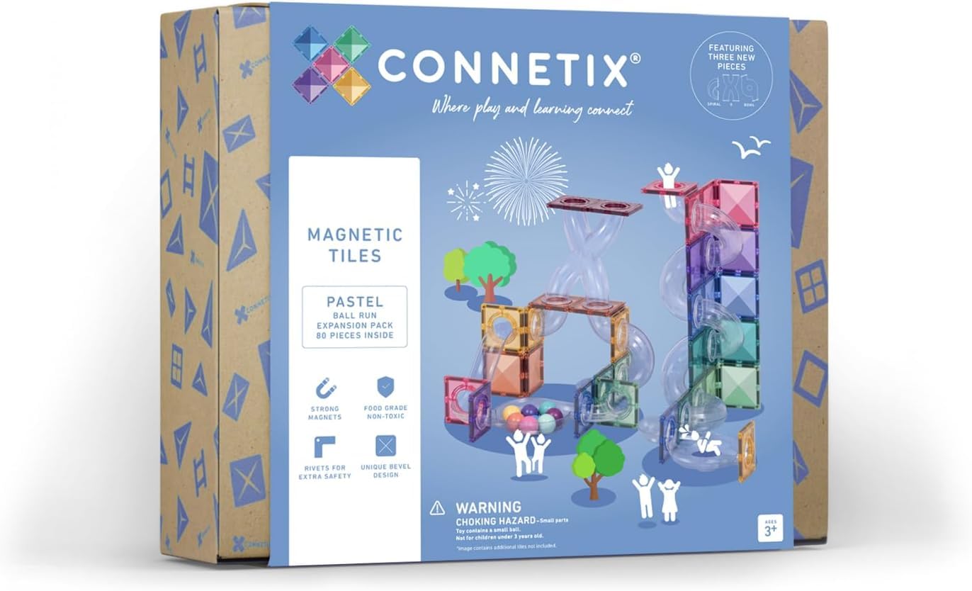 connetix-magnetbausteine-pastell-ball-run-pack-80-st-ck image 1
