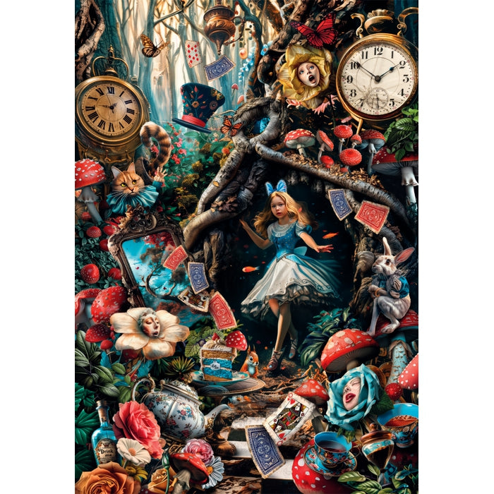 clementoni-another-day-in-wonderland-puzzle-1000-teile-70-x-50-cm image 2