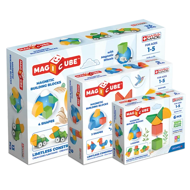 geomag-magicube-bundle-medio-magnetisches-bauspiel-w-rfel-set image 1