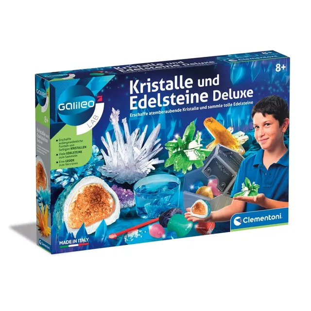 clementoni-galileo-lab-kristalle-und-edelsteine-deluxe-experimentierkasten image 1