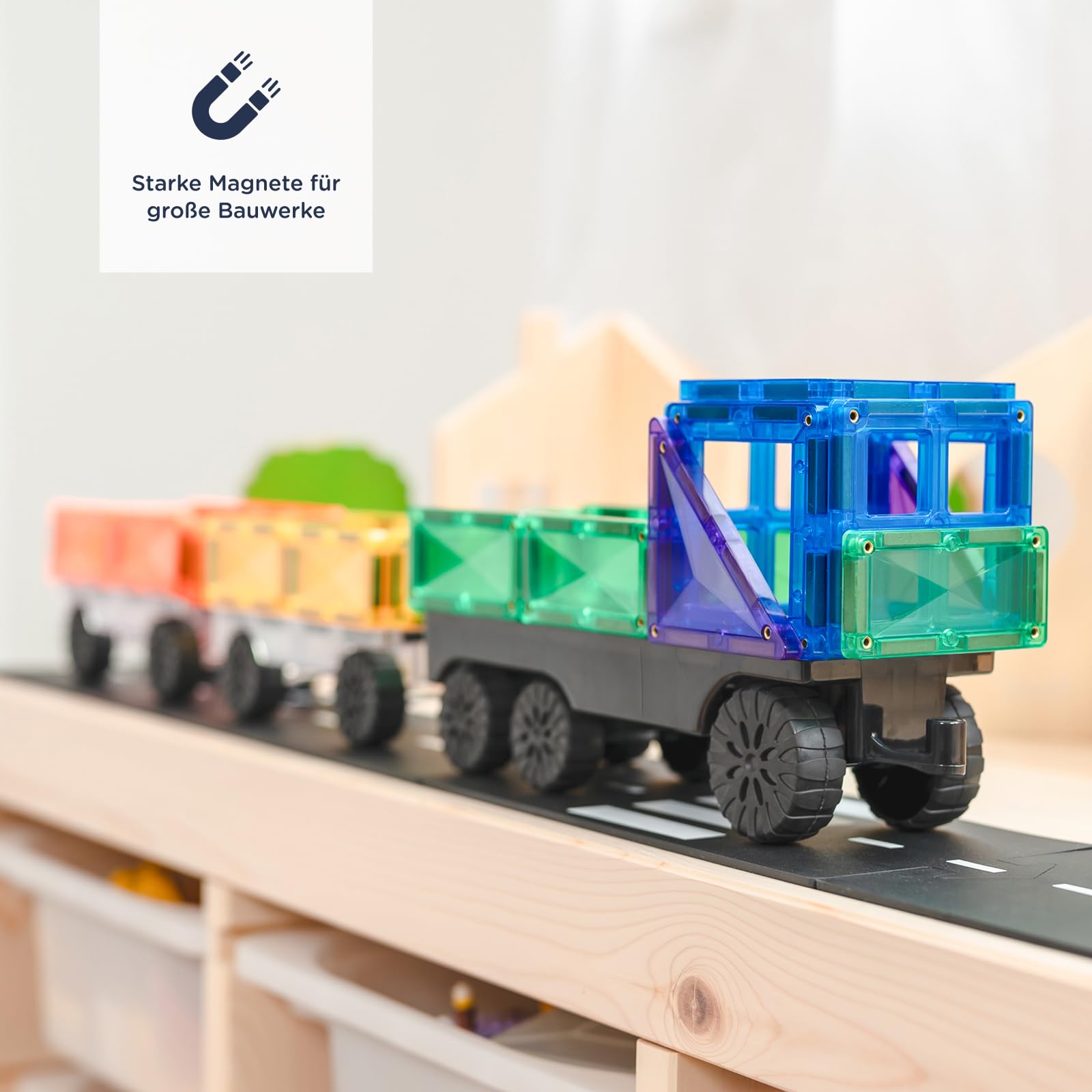 connetix-regenbogen-transport-pack-magnetbausteine-fahrzeuge-50-st-ck image 2