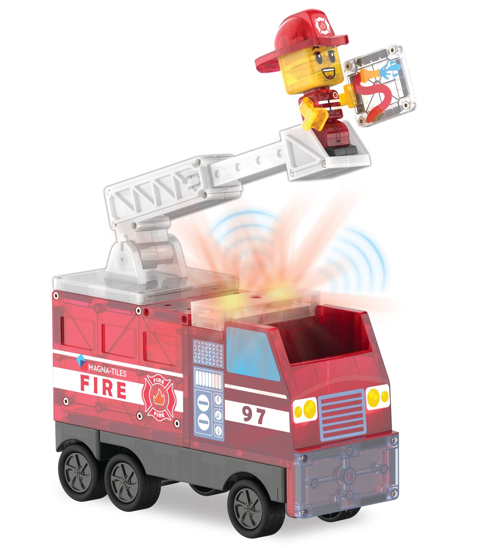 magna-tiles-fire-station-50-teiliges-set-magnetisches-rettungs-konstruktionsspie image 8