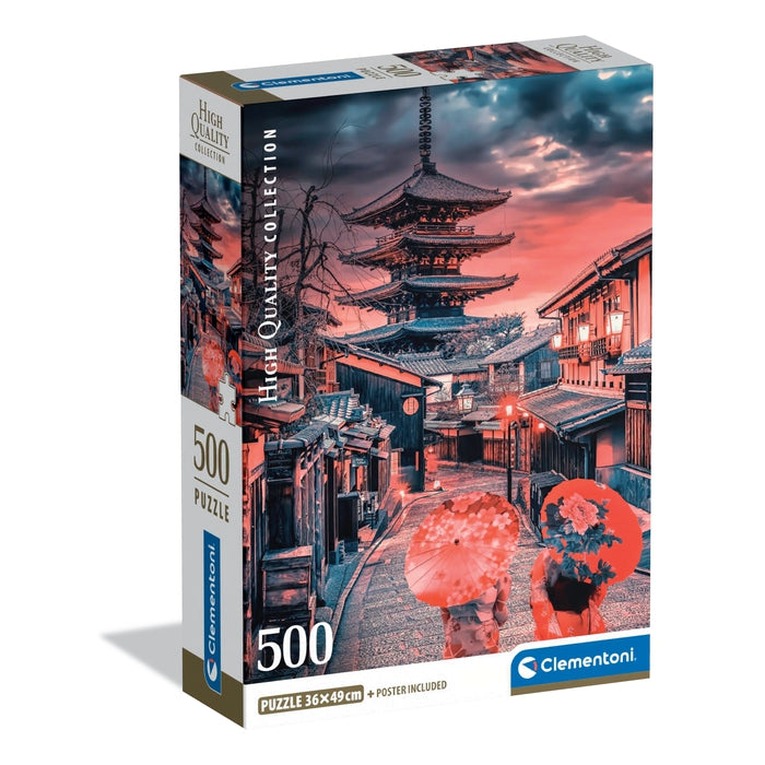 clementoni-evening-in-kyoto-puzzle-500-teile-49-x-36-cm image 1