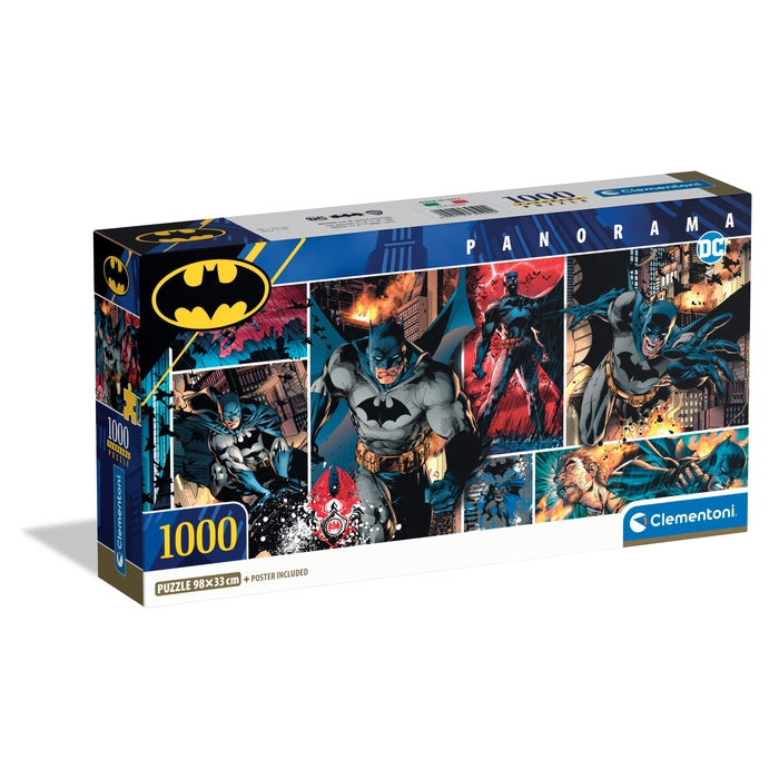 clementoni-batman-puzzle-1000-teile-panorama-98-x-33-cm image 1