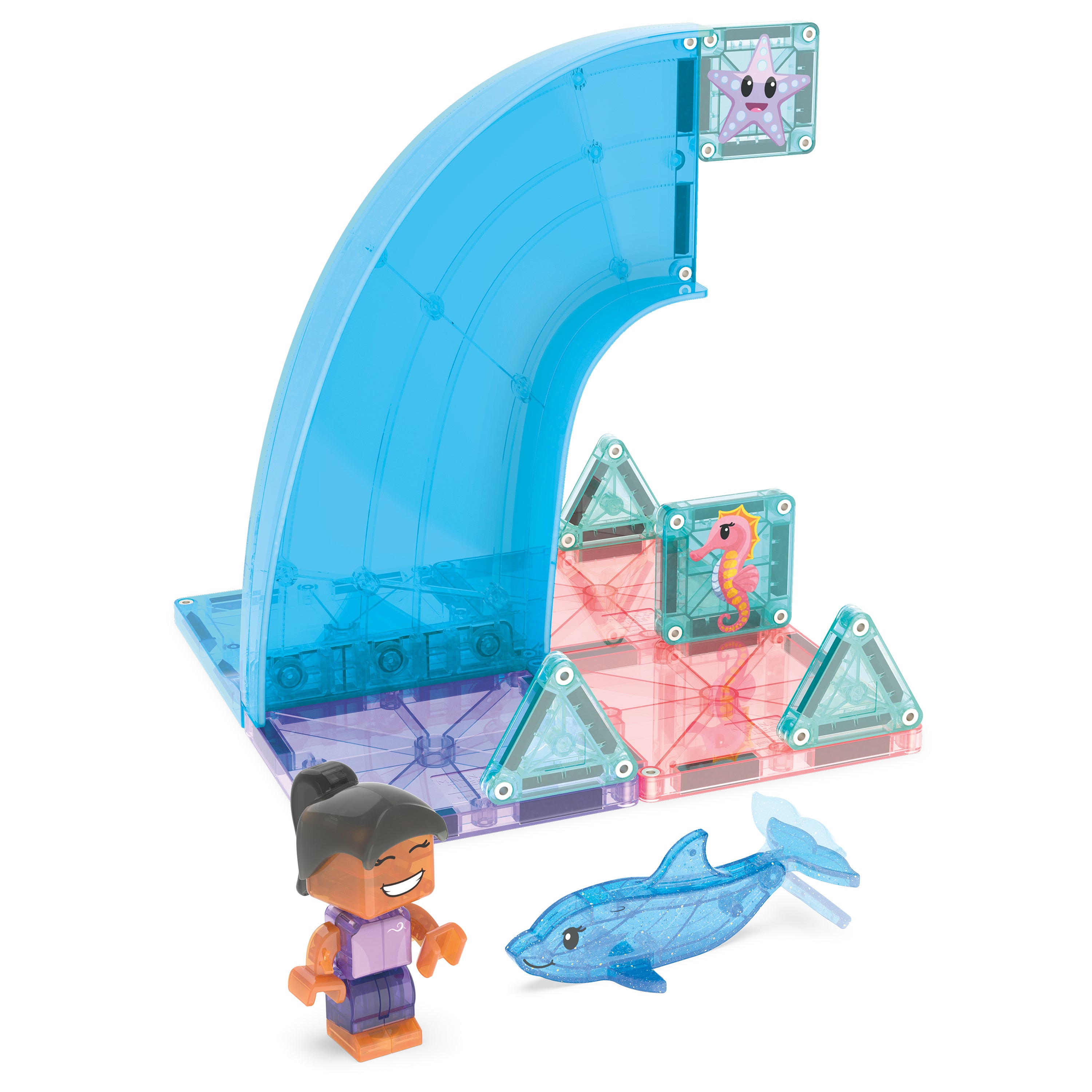 magna-tiles-dolphin-bay-13-teiliges-magnetisches-konstruktionsspiel image 6