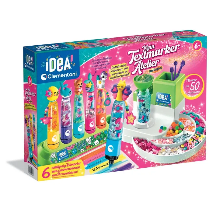 clementoni-idea-mein-textmarker-atelier-kreativset image 1