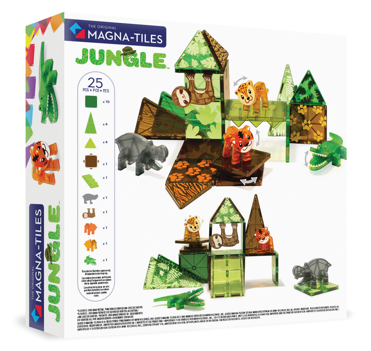 magna-tiles-jungle-25-teiliges-magnet-bauset-mit-tieren image 8