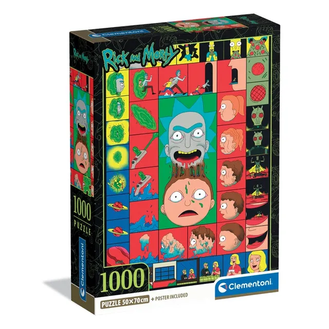 clementoni-rick-morty-puzzle-1000-teile-70-x-50-cm-2 image 1