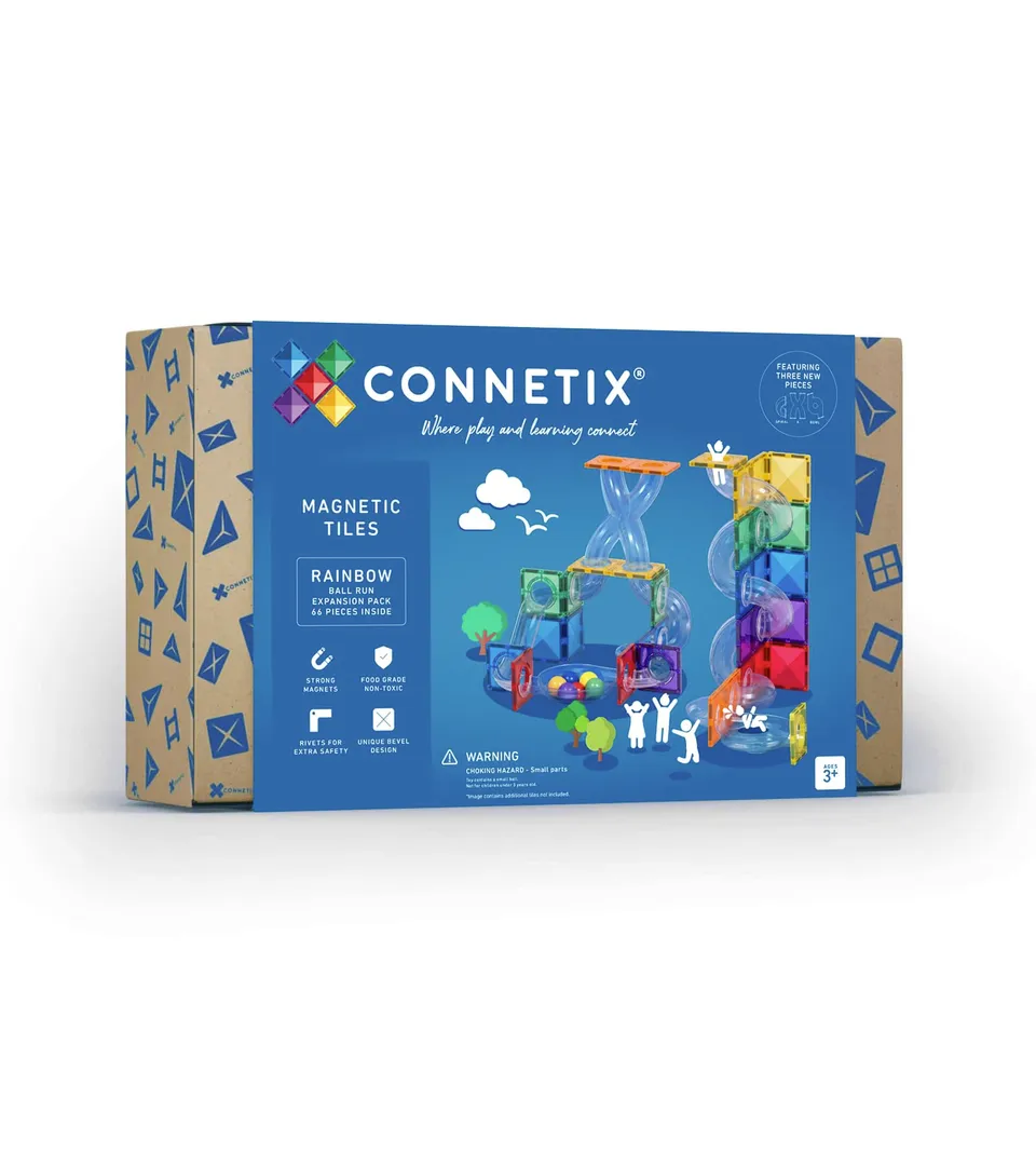connetix-magnetbausteine-regenbogen-ball-run-pack-66-st-ck image 1