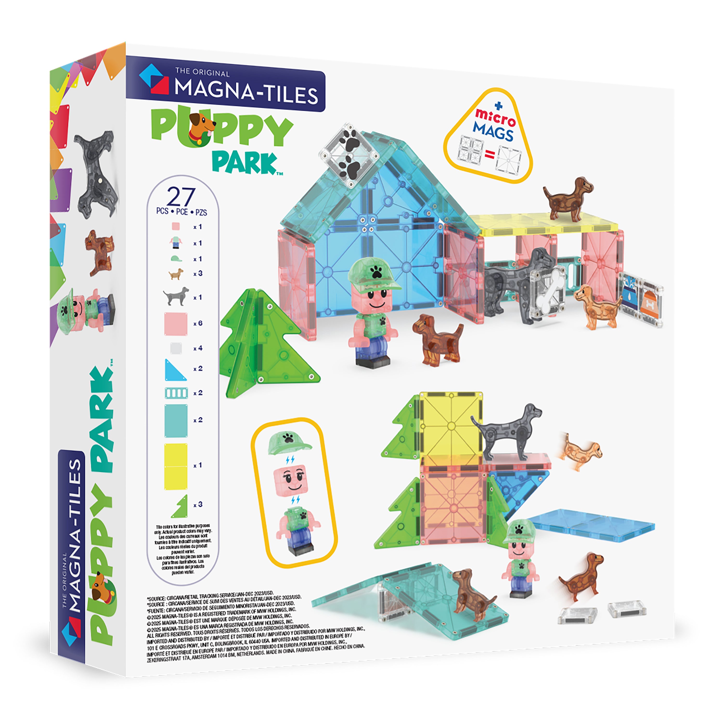 magna-tiles-puppy-park-27-teiliges-magnetisches-bauset image 8