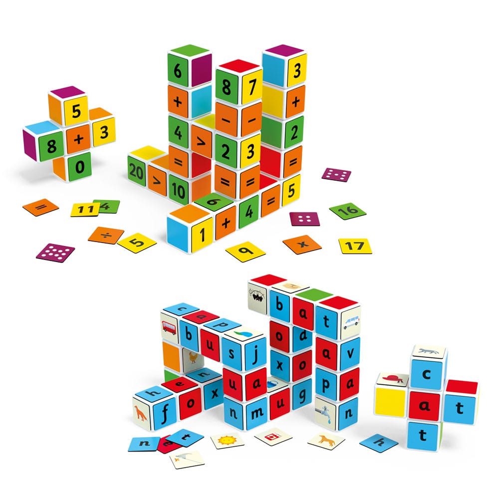 geomag-magicube-bundle-box-word-maths-magnetisches-steckbauset image 2