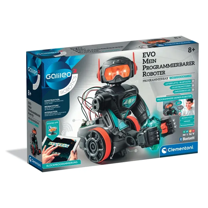 clementoni-galileo-robotics-evo-programmierbarer-roboter-mint-bausatz image 1