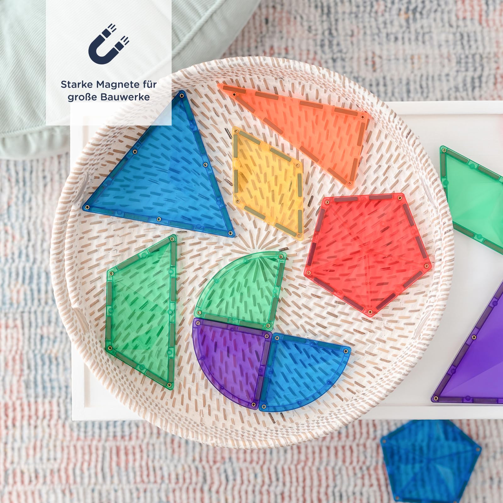 connetix-rainbow-shape-expansion-pack-magnetbausteine-36-st-ck-regenbogen image 2