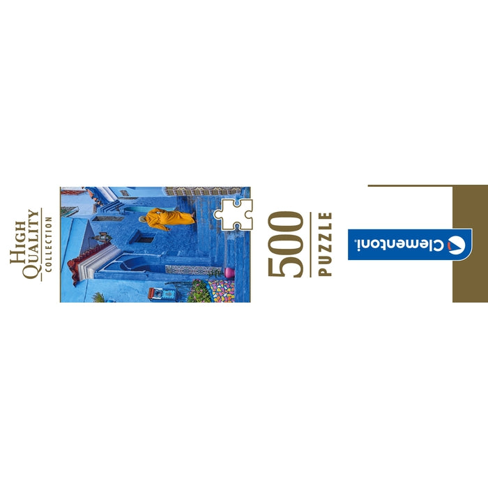 clementoni-blue-street-of-chefchaouen-puzzle-500-teile image 7