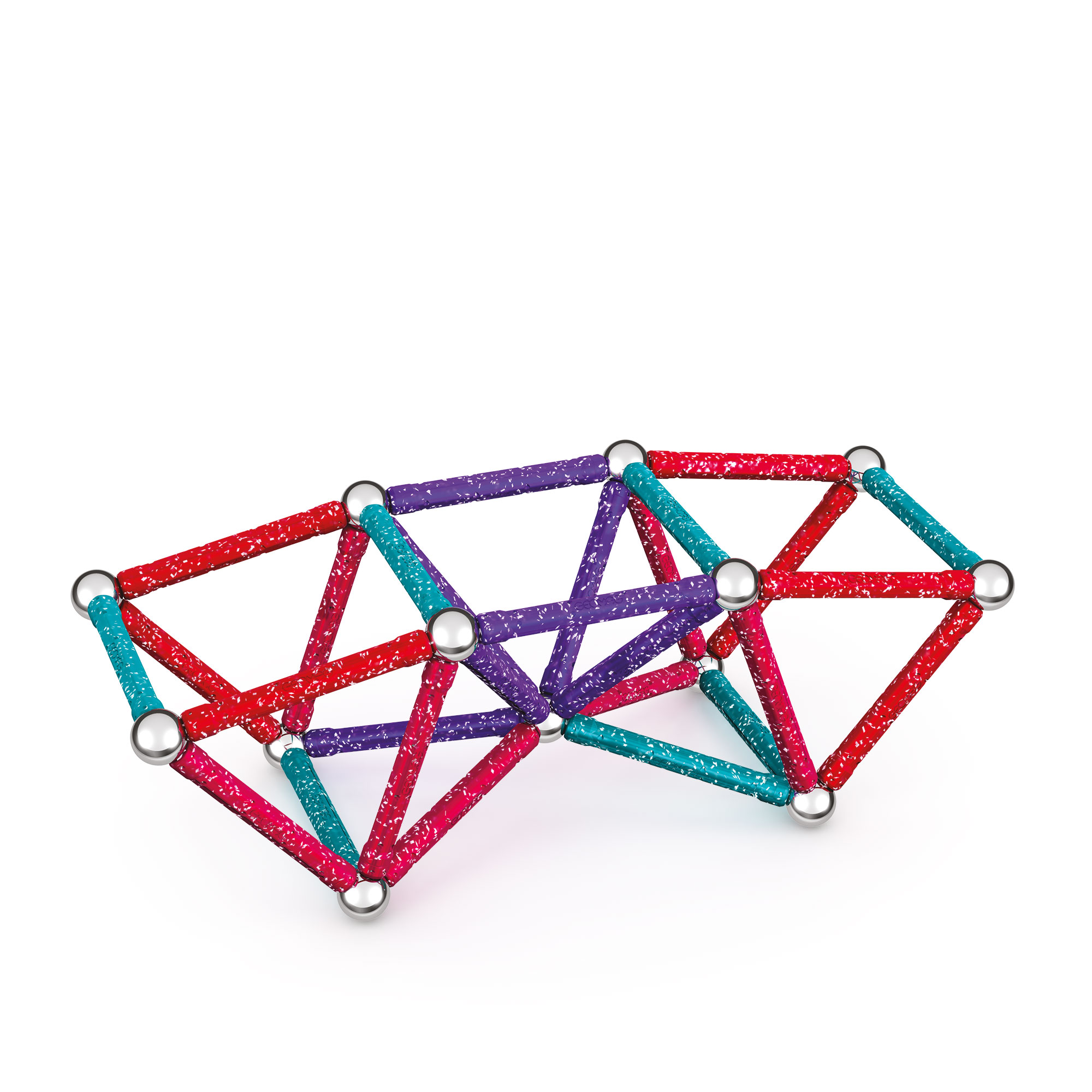 geomag-classic-glitter-recycled-60-teile-magnetbauset image 3