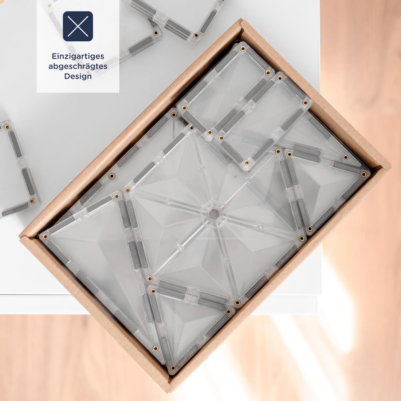 connetix-klar-starterpaket-34-st-ck-transparente-magnetbausteine-magnetfliesen image 4