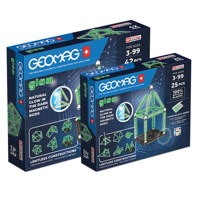 geomag-glow-bundle-klein-magnetisches-leucht-bauset image 1