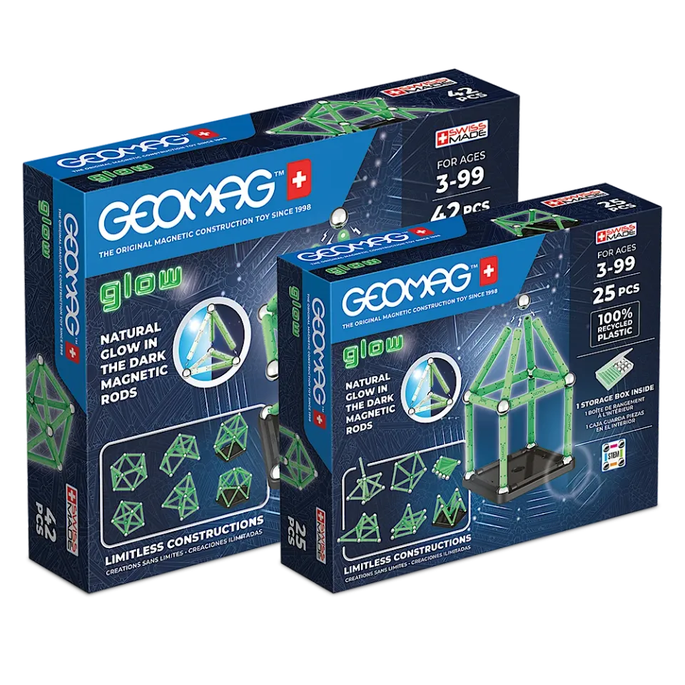 geomag-glow-bundle-klein-magnetisches-leucht-bauset image 1