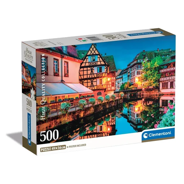 clementoni-strasbourg-old-town-puzzle-500-teile image 1