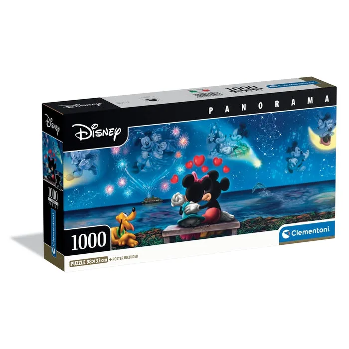 clementoni-mickey-minnie-puzzle-1000-teile-panorama image 1