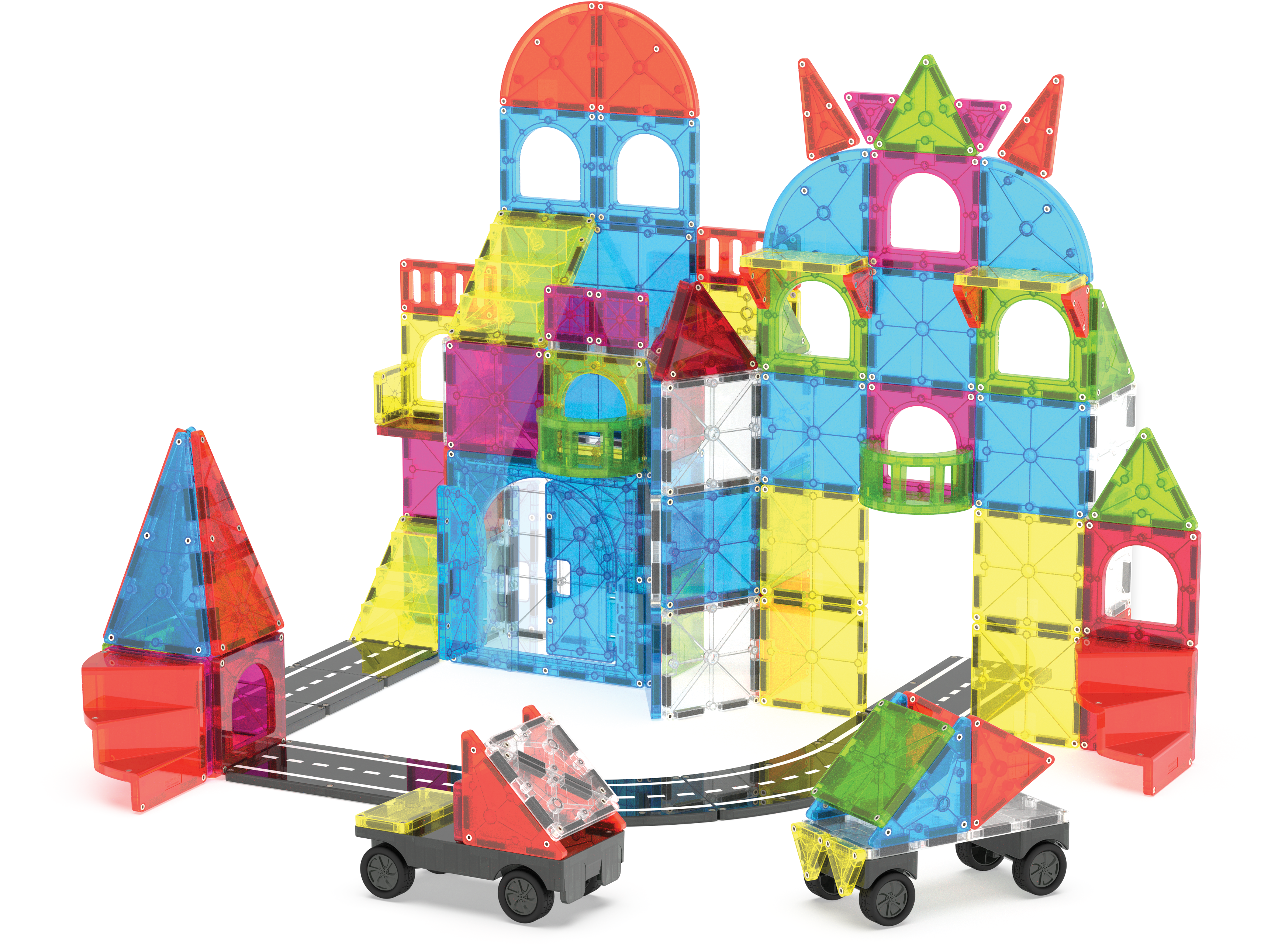 magna-tiles-city-center-110-teiliges-magnet-bauset image 4