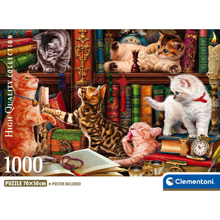 clementoni-curious-whiskers-puzzle-1000-teile-70-x-50-cm-tiere image 4