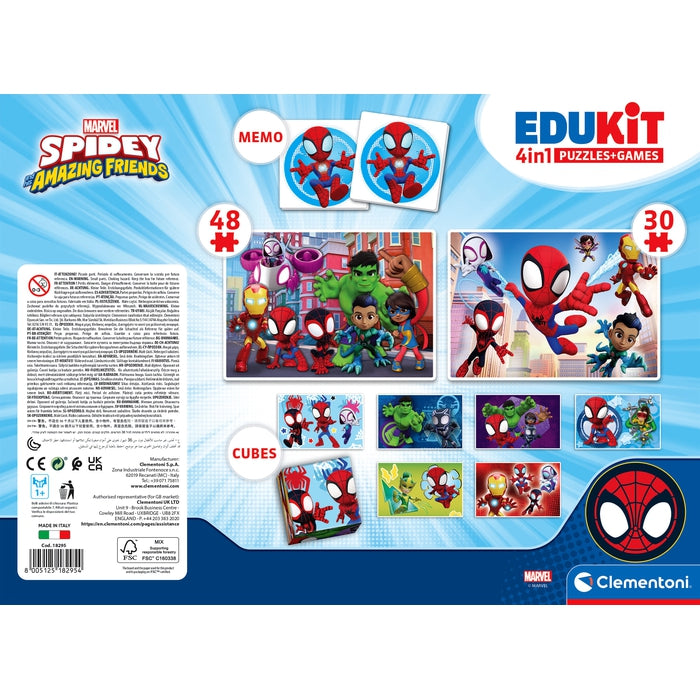clementoni-edukit-4-in-1-spidey-und-seine-freunde-spieleset image 4