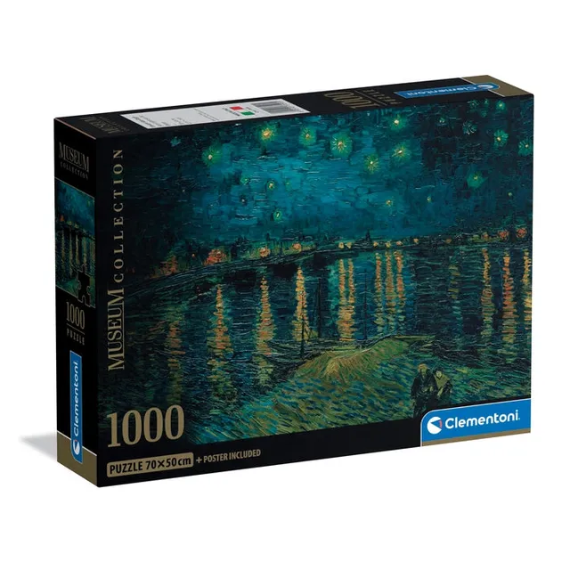 clementoni-puzzle-1000-teile-starry-night-over-the-rhone-70-x-50-cm image 1