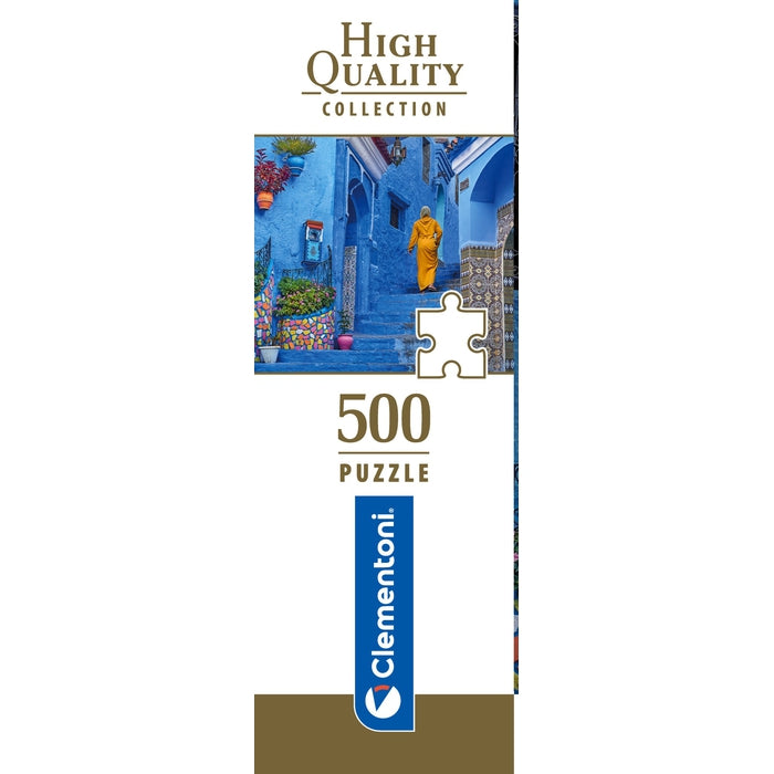clementoni-blue-street-of-chefchaouen-puzzle-500-teile image 5