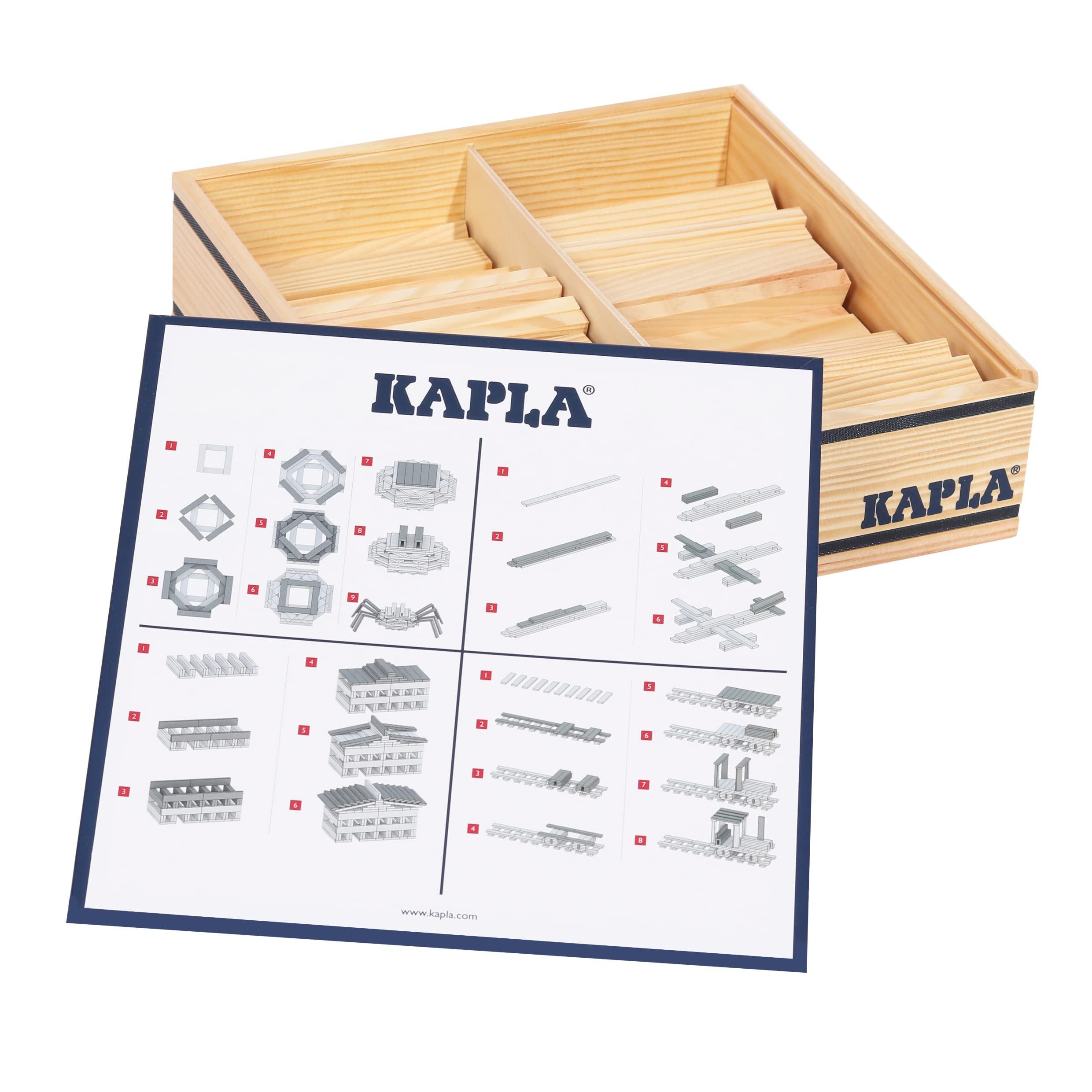 kapla-set-mit-100-holzpl-ttchen-natur-konstruktionsspielzeug-holz image 3