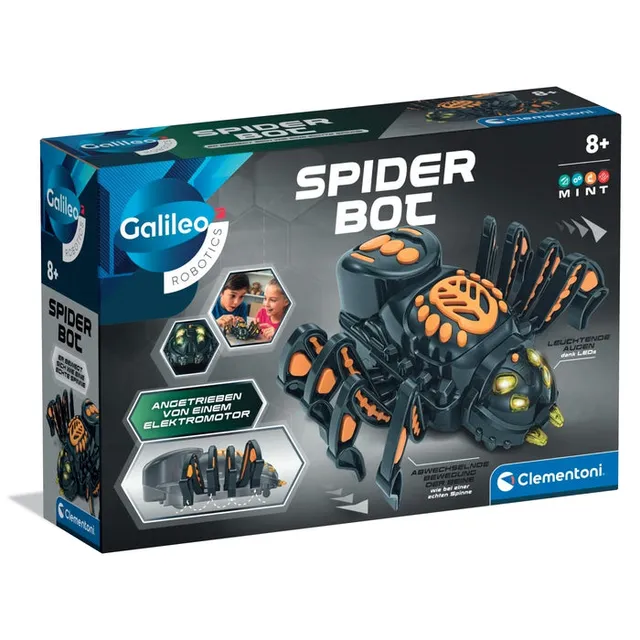 clementoni-galileo-build-spider-bot-mint-konstruktionsspielzeug image 1