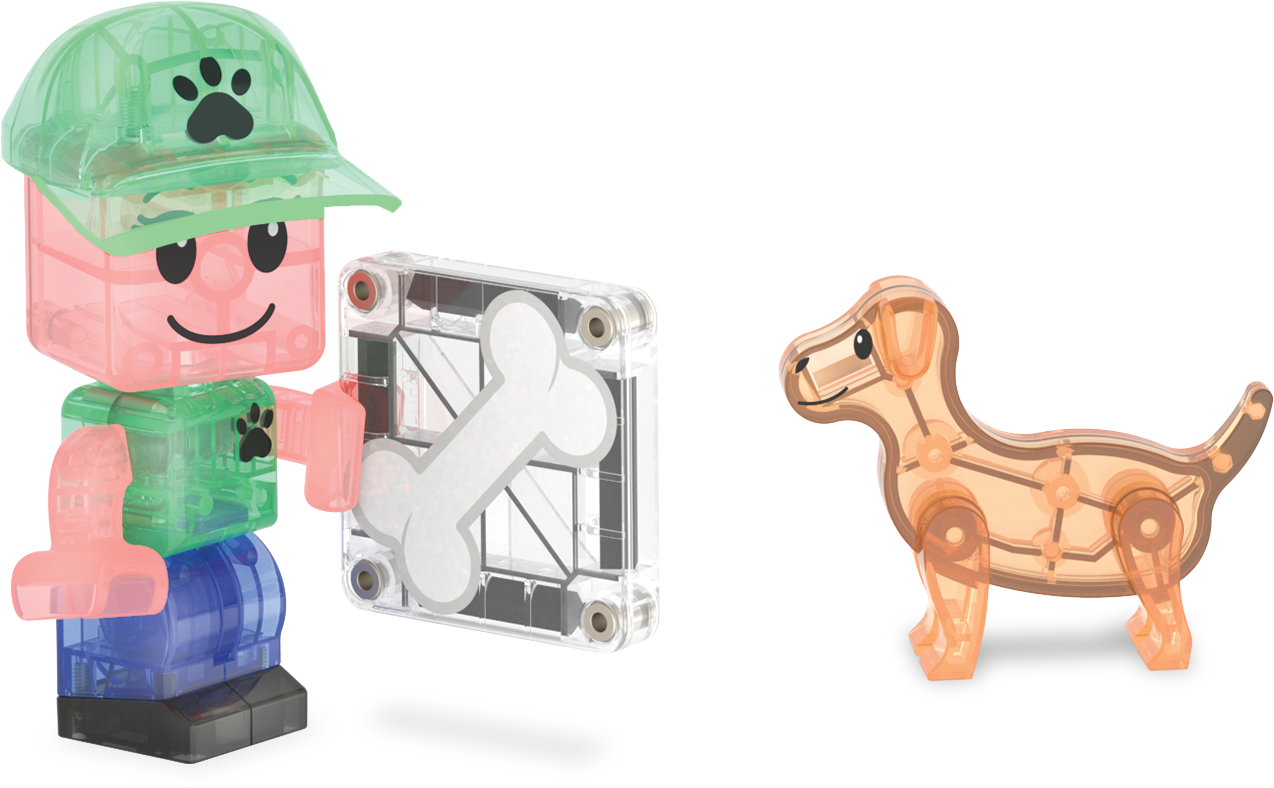 magna-tiles-puppy-park-27-teiliges-magnetisches-bauset image 7