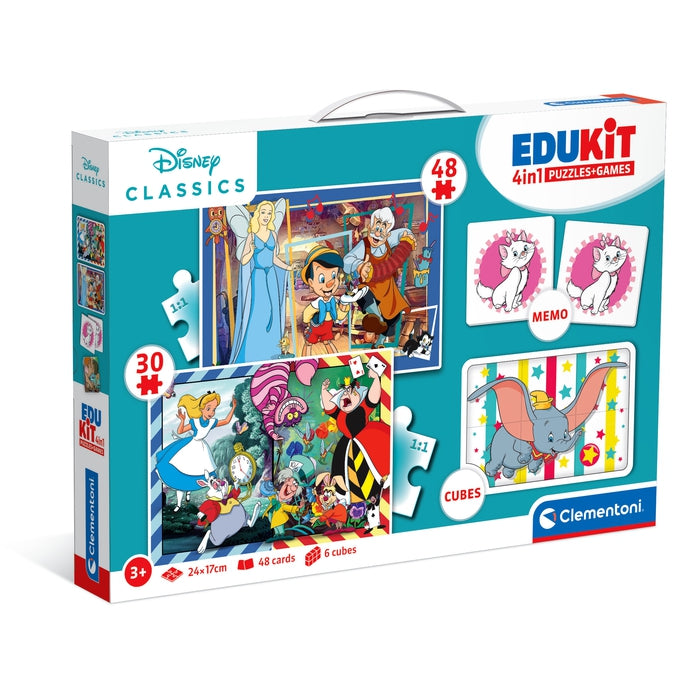clementoni-edukit-4-in-1-disney-classics-lernspiel-set image 1