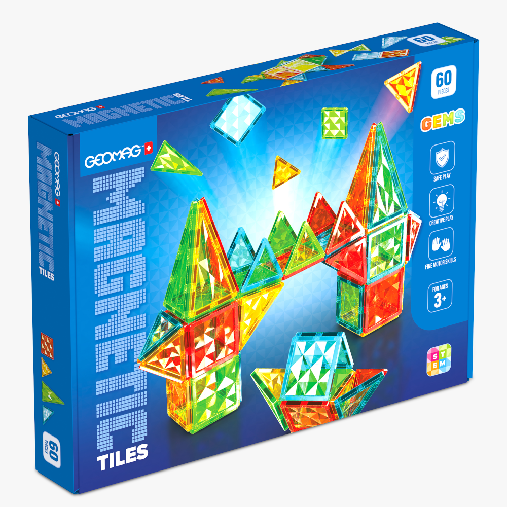 geomag-tiles-gems-magnetisches-konstruktionsspiel-60-teile-4103 image 1
