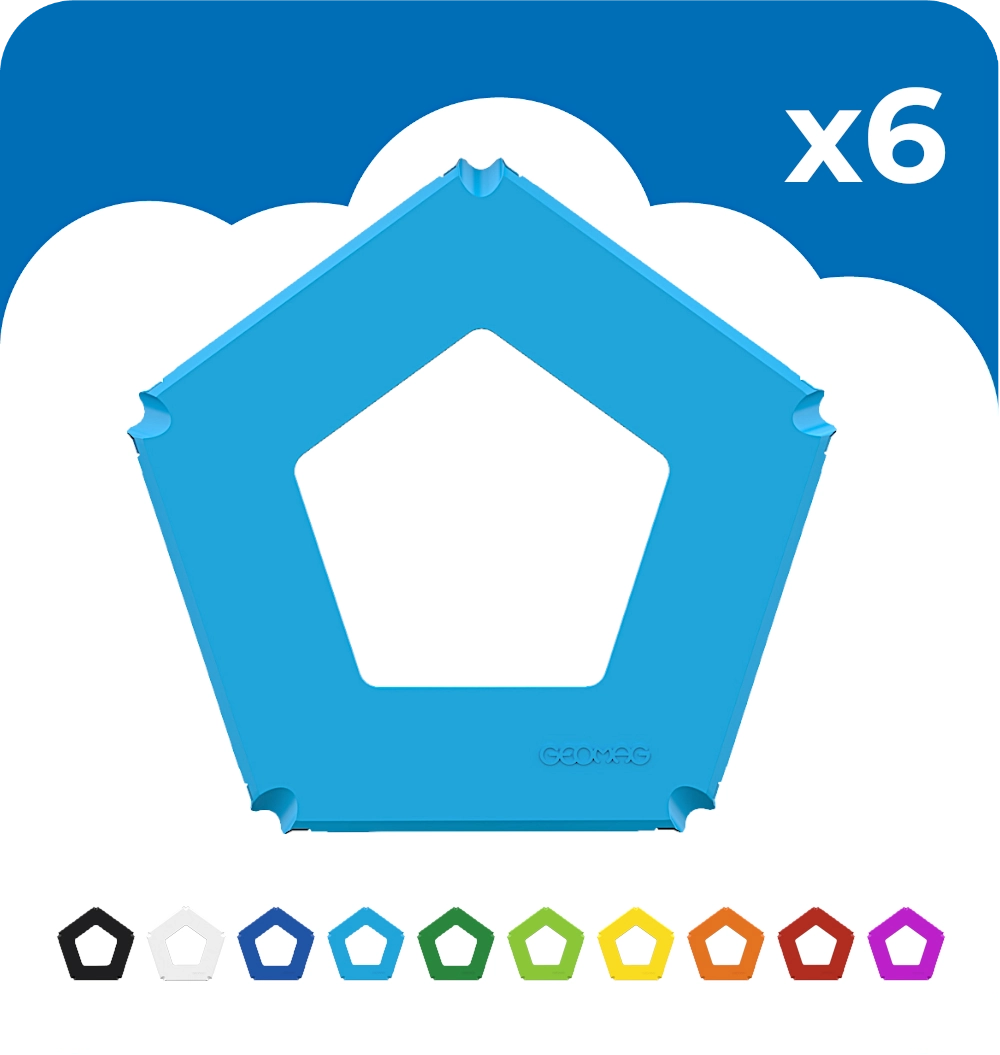 geomag-classic-pentagonal-panels-6-st-ck-magnetbau-erweiterung image 1