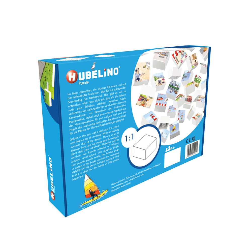 hubelino-puzzle-urlaub-am-strand-35-teilig-steckpuzzle-mit-grundplatte image 7